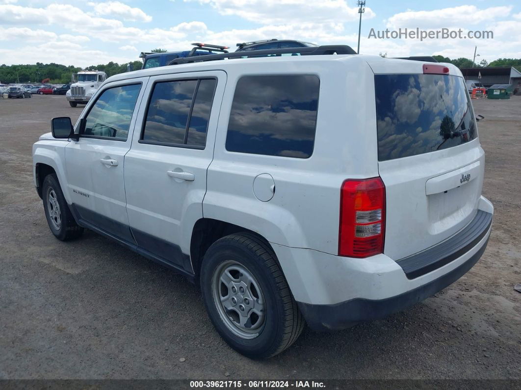 2014 Jeep Patriot Sport White vin: 1C4NJPBA8ED774790