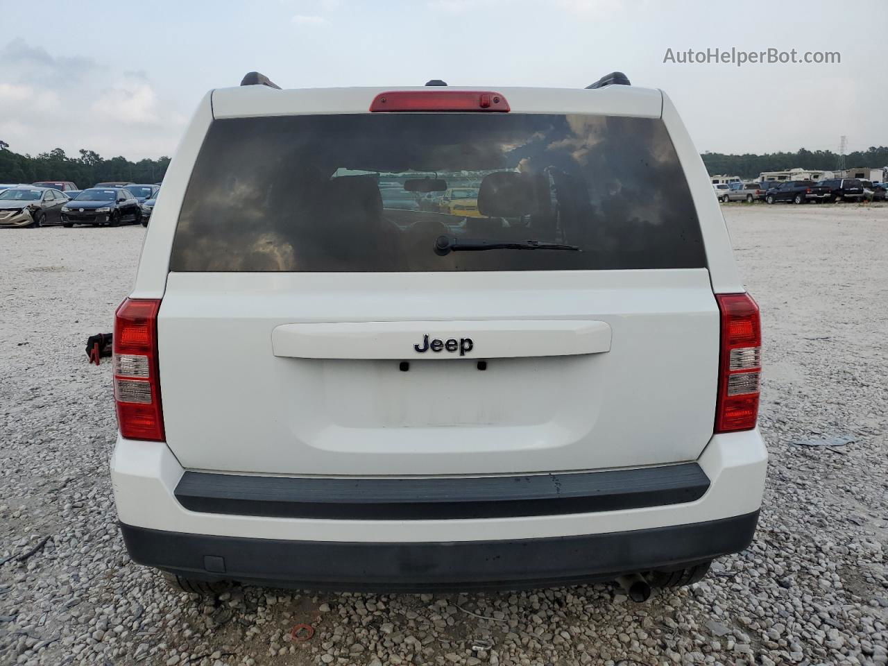 2016 Jeep Patriot Sport White vin: 1C4NJPBA8GD641319