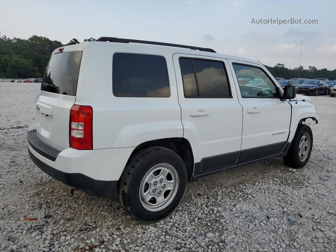 2016 Jeep Patriot Sport White vin: 1C4NJPBA8GD641319