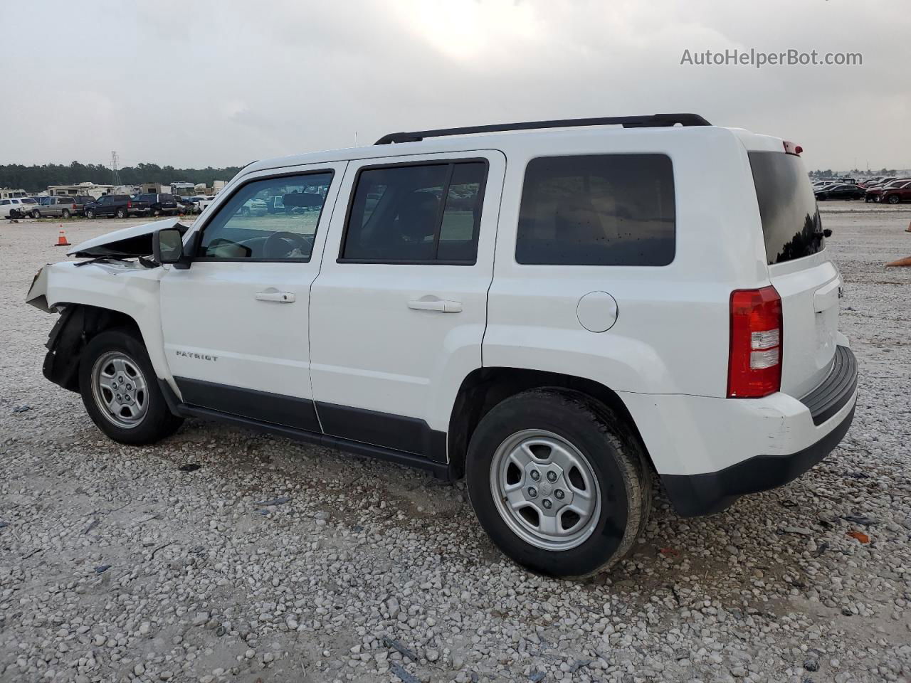 2016 Jeep Patriot Sport White vin: 1C4NJPBA8GD641319