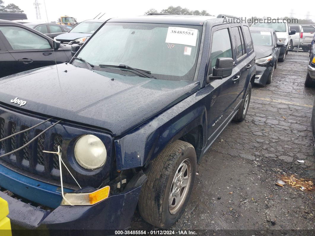 2014 Jeep Patriot Sport Dark Blue vin: 1C4NJPBA9ED511319