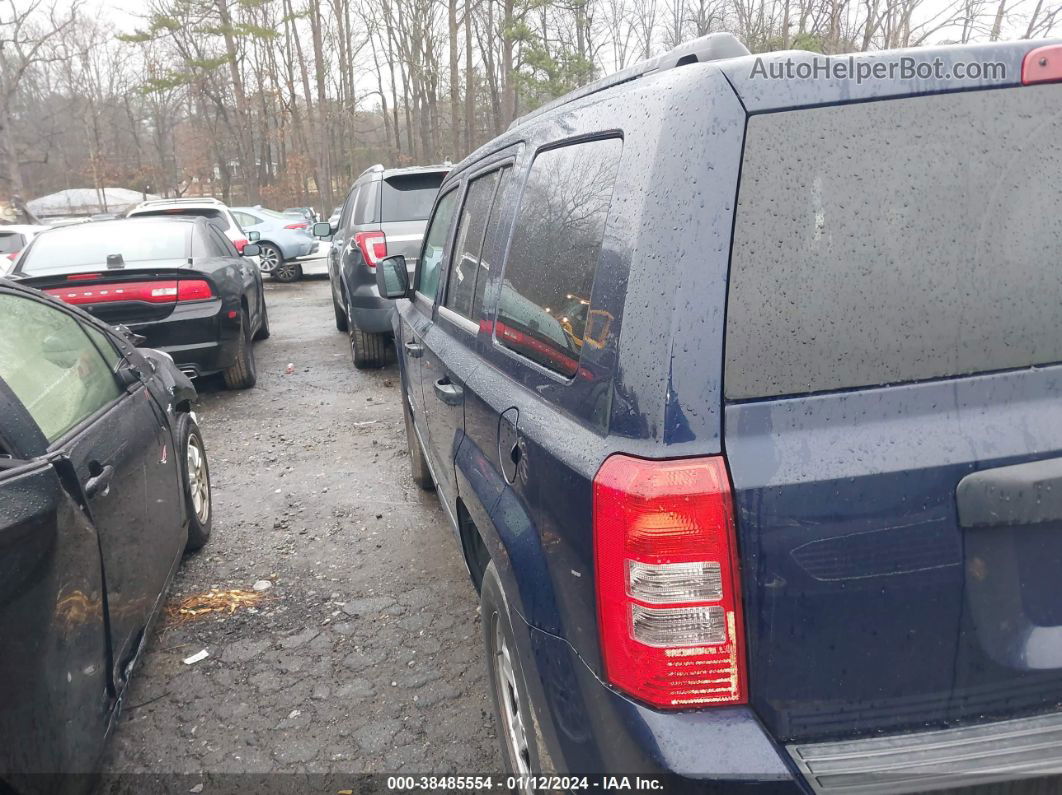 2014 Jeep Patriot Sport Dark Blue vin: 1C4NJPBA9ED511319