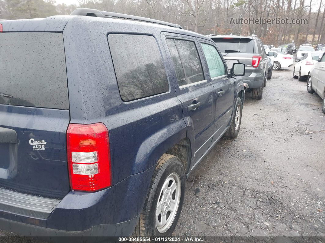 2014 Jeep Patriot Sport Dark Blue vin: 1C4NJPBA9ED511319