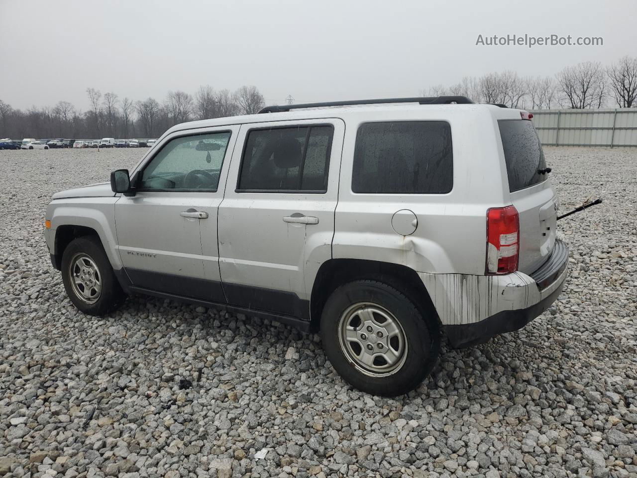 2014 Jeep Patriot Sport Silver vin: 1C4NJPBA9ED539685