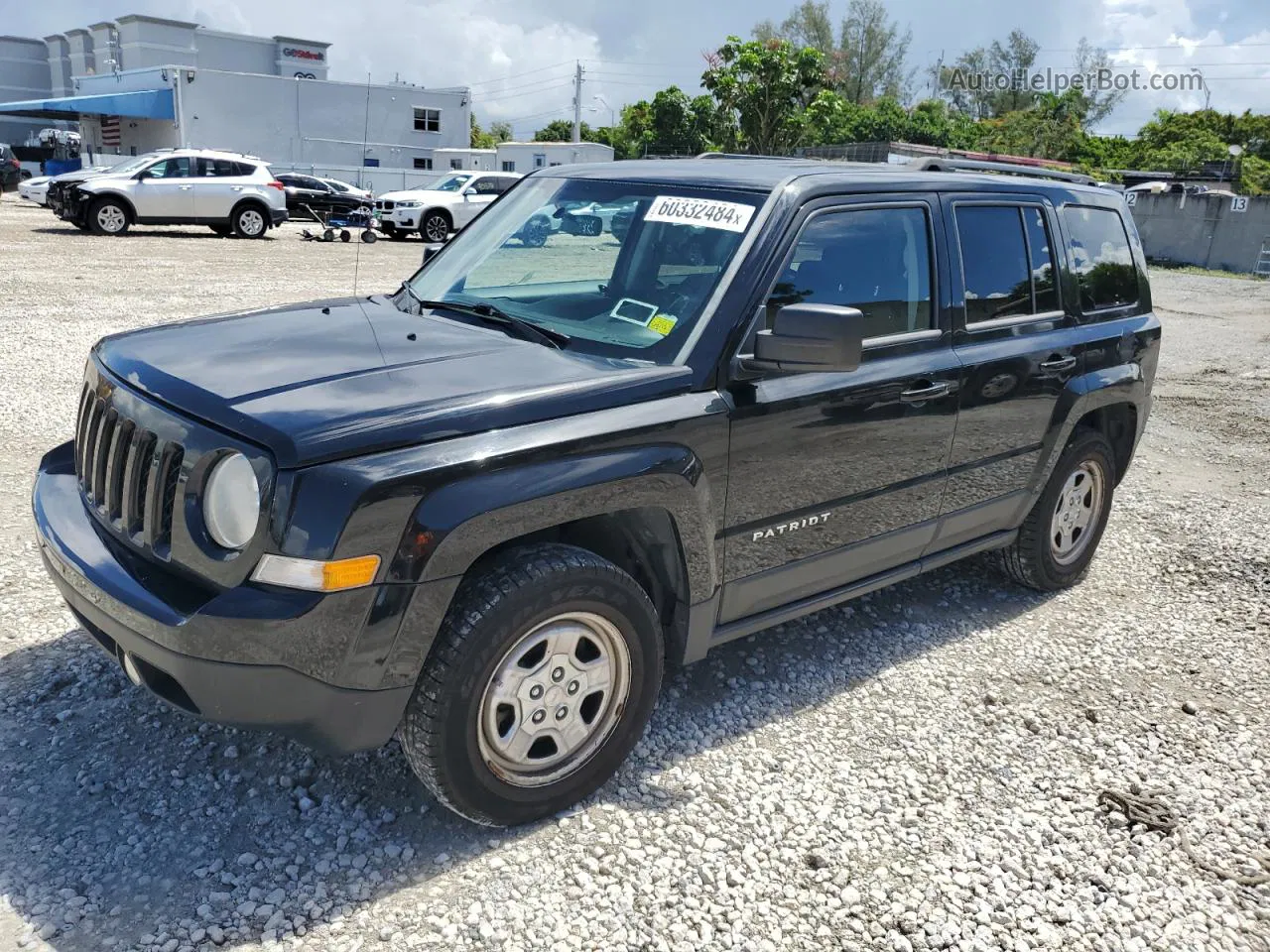 2014 Jeep Patriot Sport Черный vin: 1C4NJPBA9ED541081