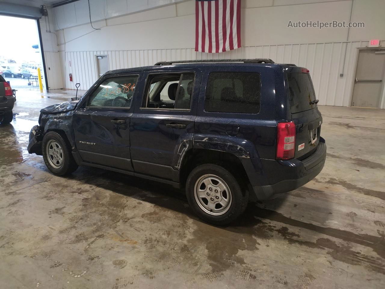 2014 Jeep Patriot Sport Синий vin: 1C4NJPBA9ED642489