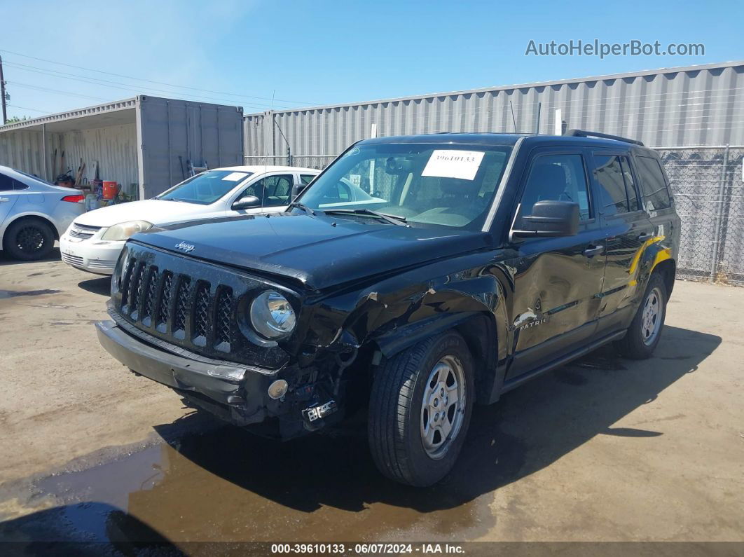 2016 Jeep Patriot Sport Black vin: 1C4NJPBA9GD514143