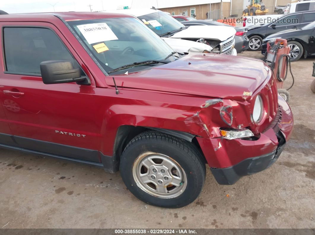 2016 Jeep Patriot Sport Красный vin: 1C4NJPBA9GD524865