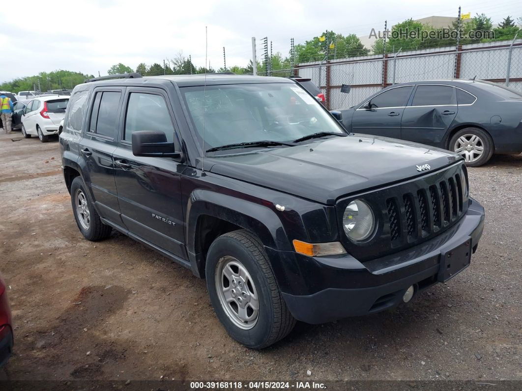 2016 Jeep Patriot Sport Black vin: 1C4NJPBA9GD744409