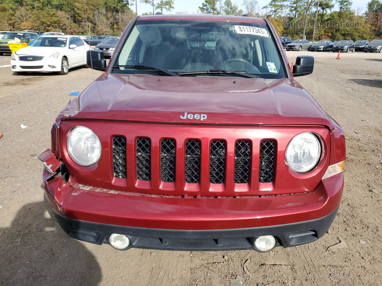 2012 Jeep Patriot Sport Burgundy vin: 1C4NJPBAXCD526019