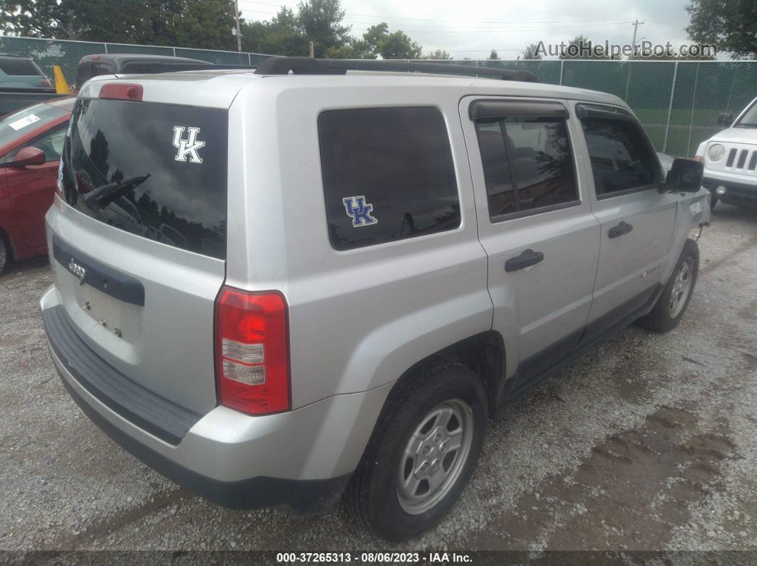 2012 Jeep Patriot Sport Silver vin: 1C4NJPBAXCD605397