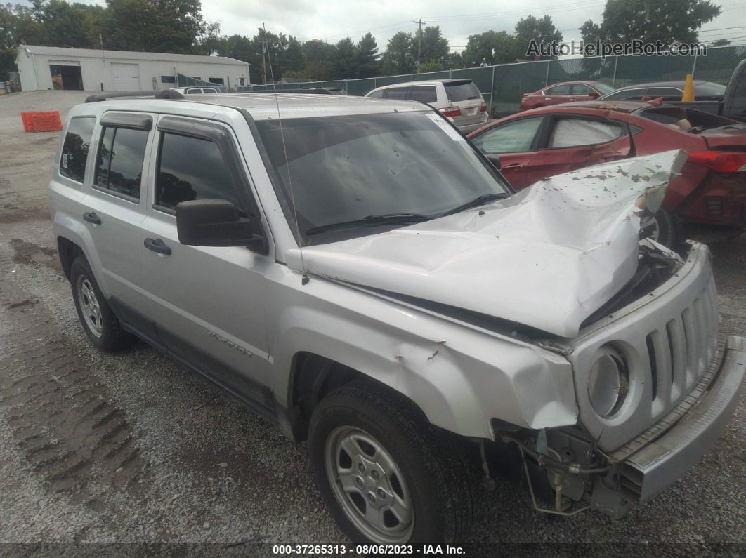 2012 Jeep Patriot Sport Silver vin: 1C4NJPBAXCD605397