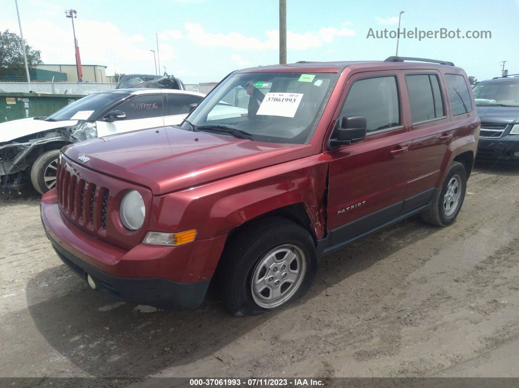 2014 Jeep Patriot Sport/altitude Красный vin: 1C4NJPBAXED552025