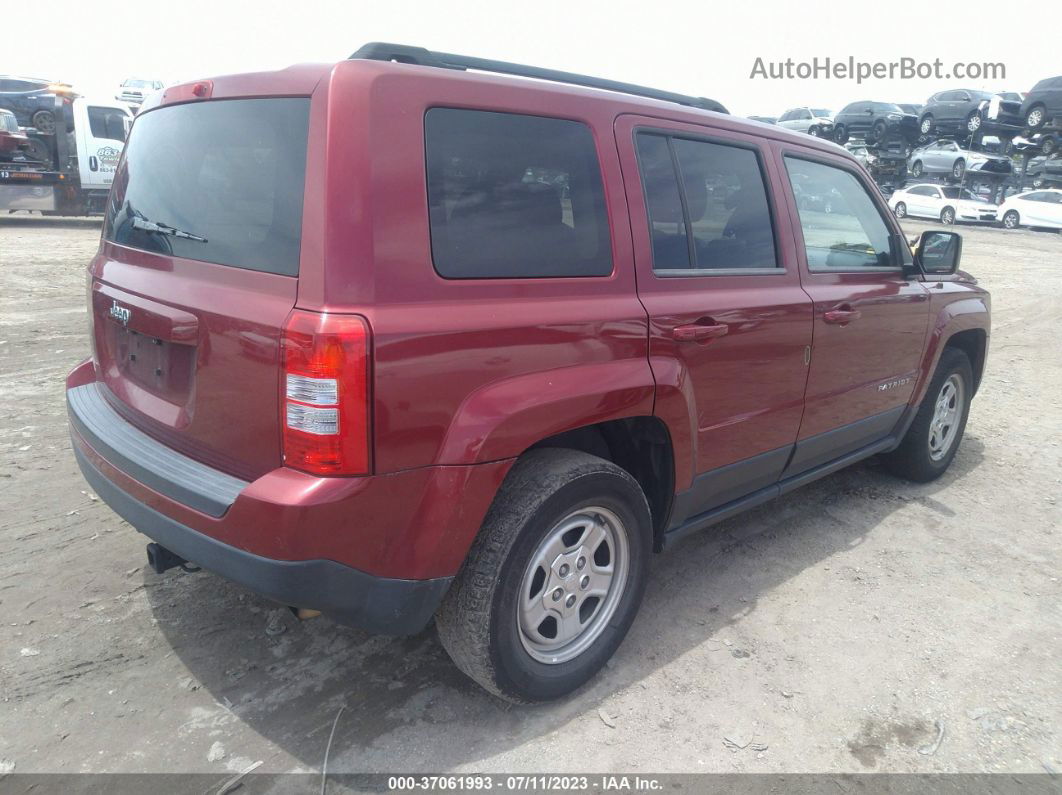 2014 Jeep Patriot Sport/altitude Красный vin: 1C4NJPBAXED552025