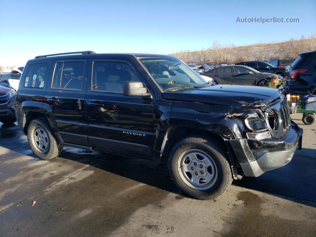 2014 Jeep Patriot Sport Black vin: 1C4NJPBAXED642680