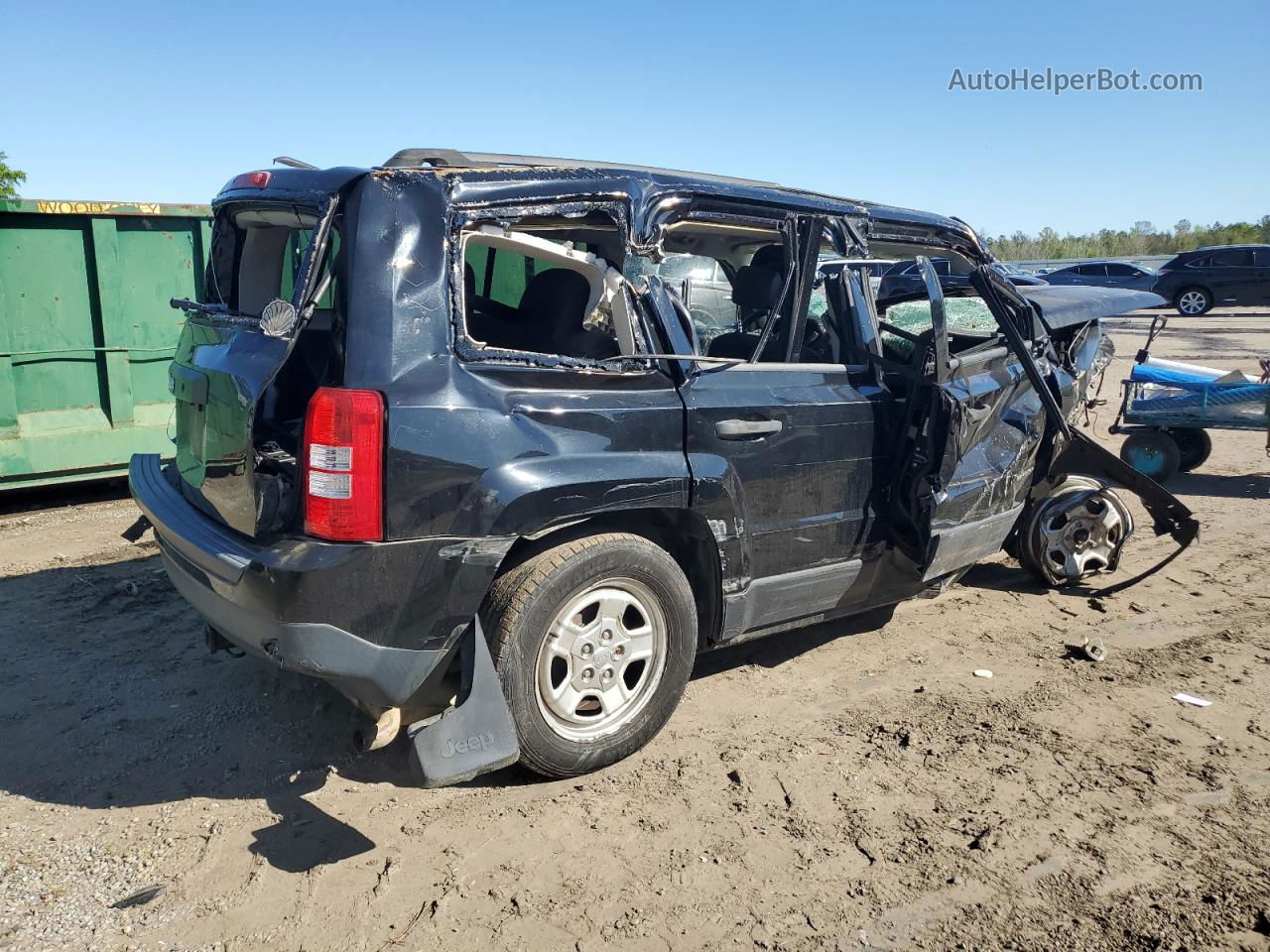 2014 Jeep Patriot Sport Черный vin: 1C4NJPBAXED660614