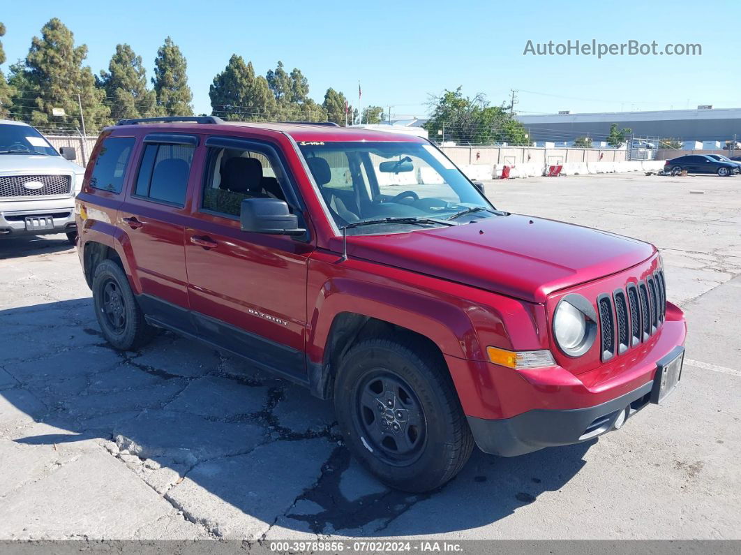 2014 Jeep Patriot Sport Red vin: 1C4NJPBAXED774516