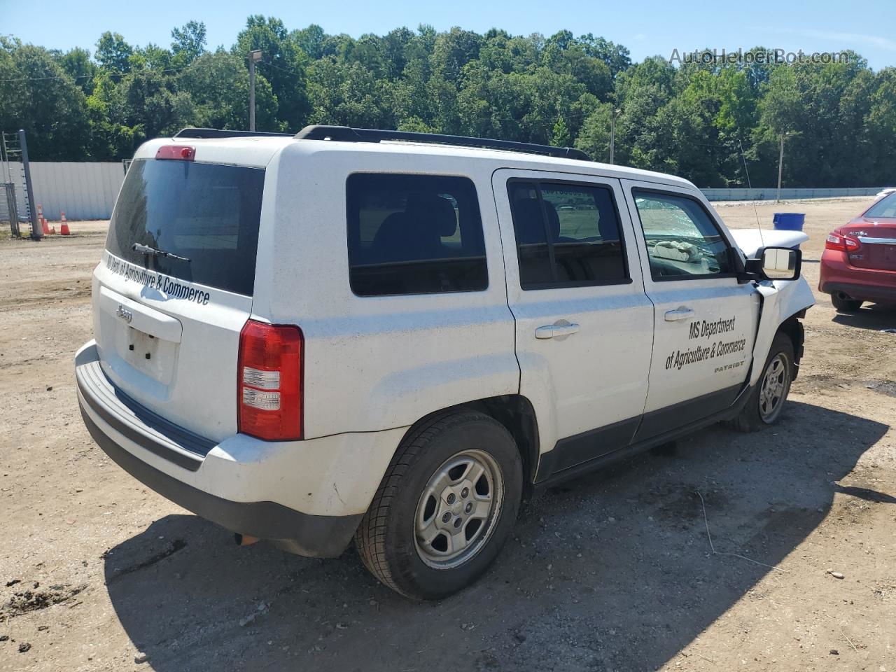 2014 Jeep Patriot Sport White vin: 1C4NJPBAXED870694