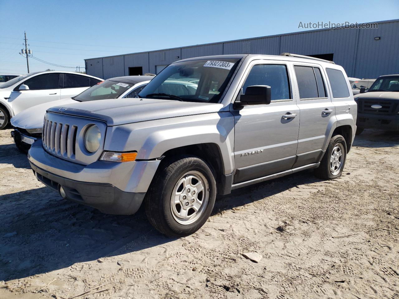 2016 Jeep Patriot Sport Gray vin: 1C4NJPBAXGD525572