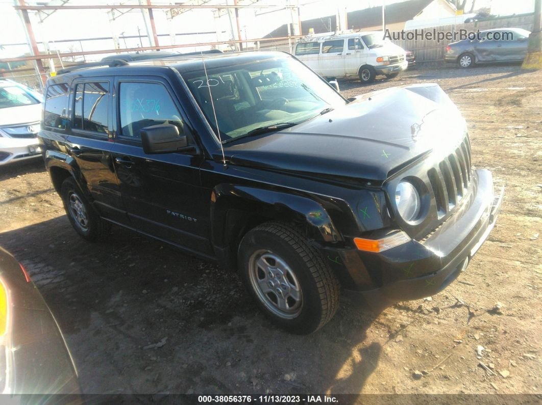 2016 Jeep Patriot Sport Black vin: 1C4NJPBAXGD548138