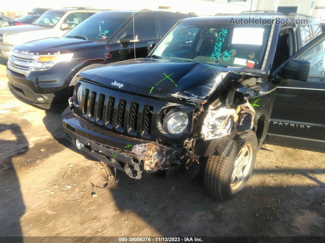 2016 Jeep Patriot Sport Black vin: 1C4NJPBAXGD548138