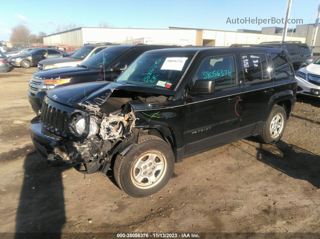 2016 Jeep Patriot Sport Black vin: 1C4NJPBAXGD548138