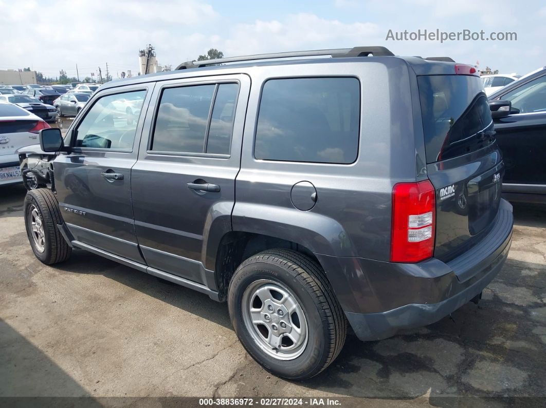 2016 Jeep Patriot Sport Gray vin: 1C4NJPBAXGD687637