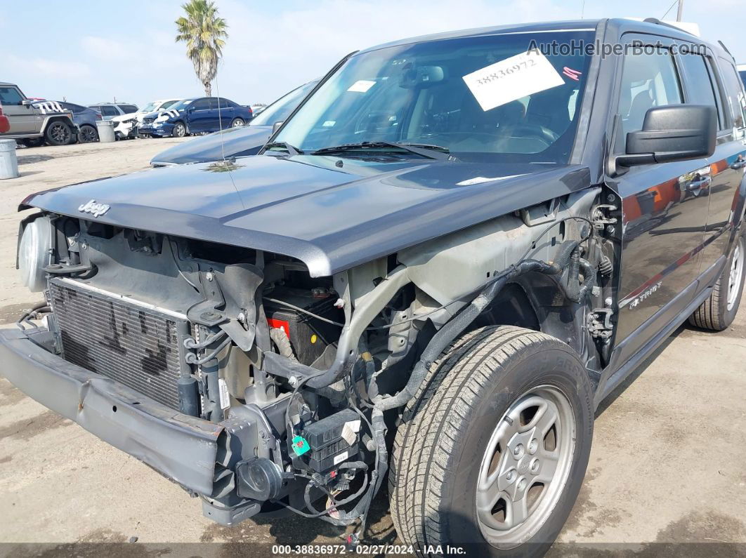 2016 Jeep Patriot Sport Gray vin: 1C4NJPBAXGD687637