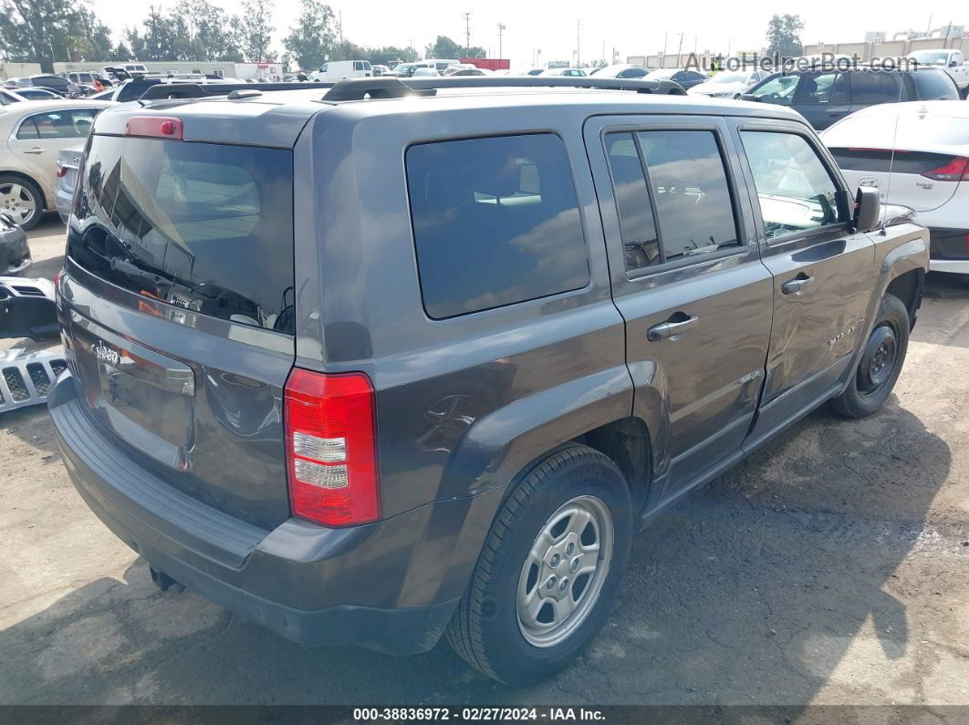 2016 Jeep Patriot Sport Серый vin: 1C4NJPBAXGD687637