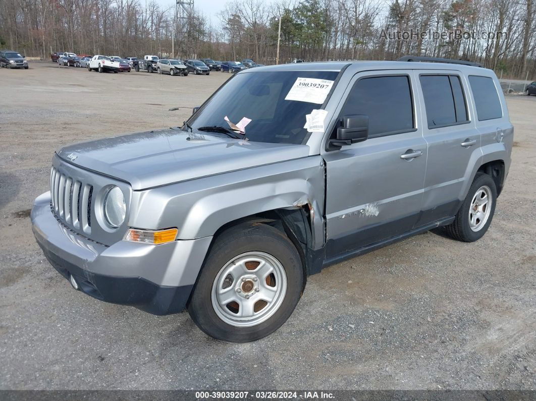 2016 Jeep Patriot Sport Gray vin: 1C4NJPBAXGD812507