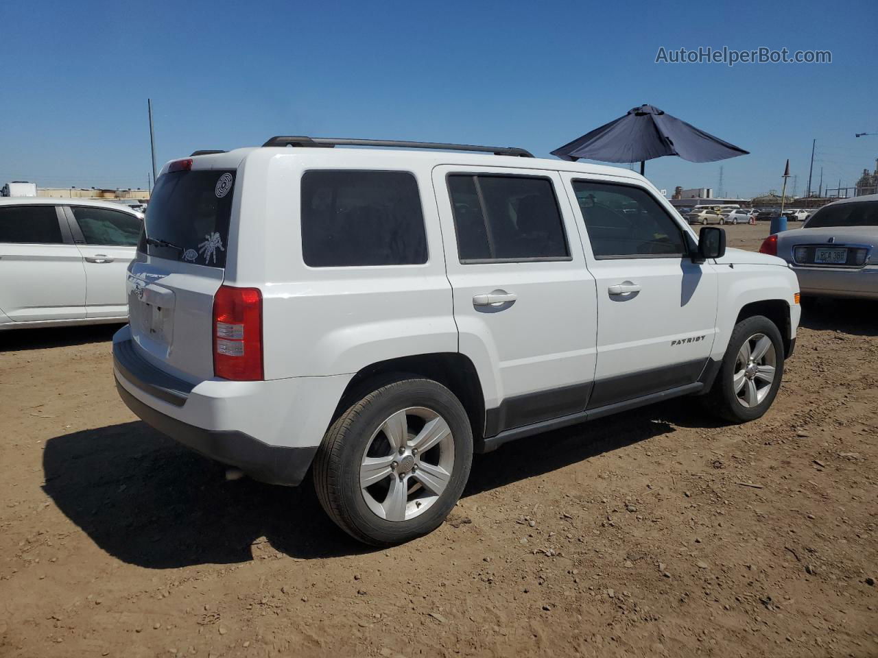 2012 Jeep Patriot Sport White vin: 1C4NJPBB0CD571110