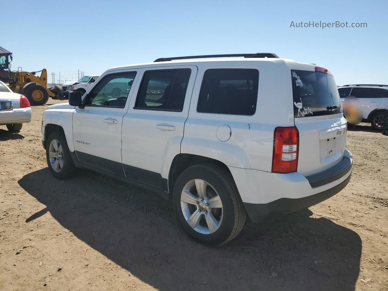 2012 Jeep Patriot Sport White vin: 1C4NJPBB0CD571110