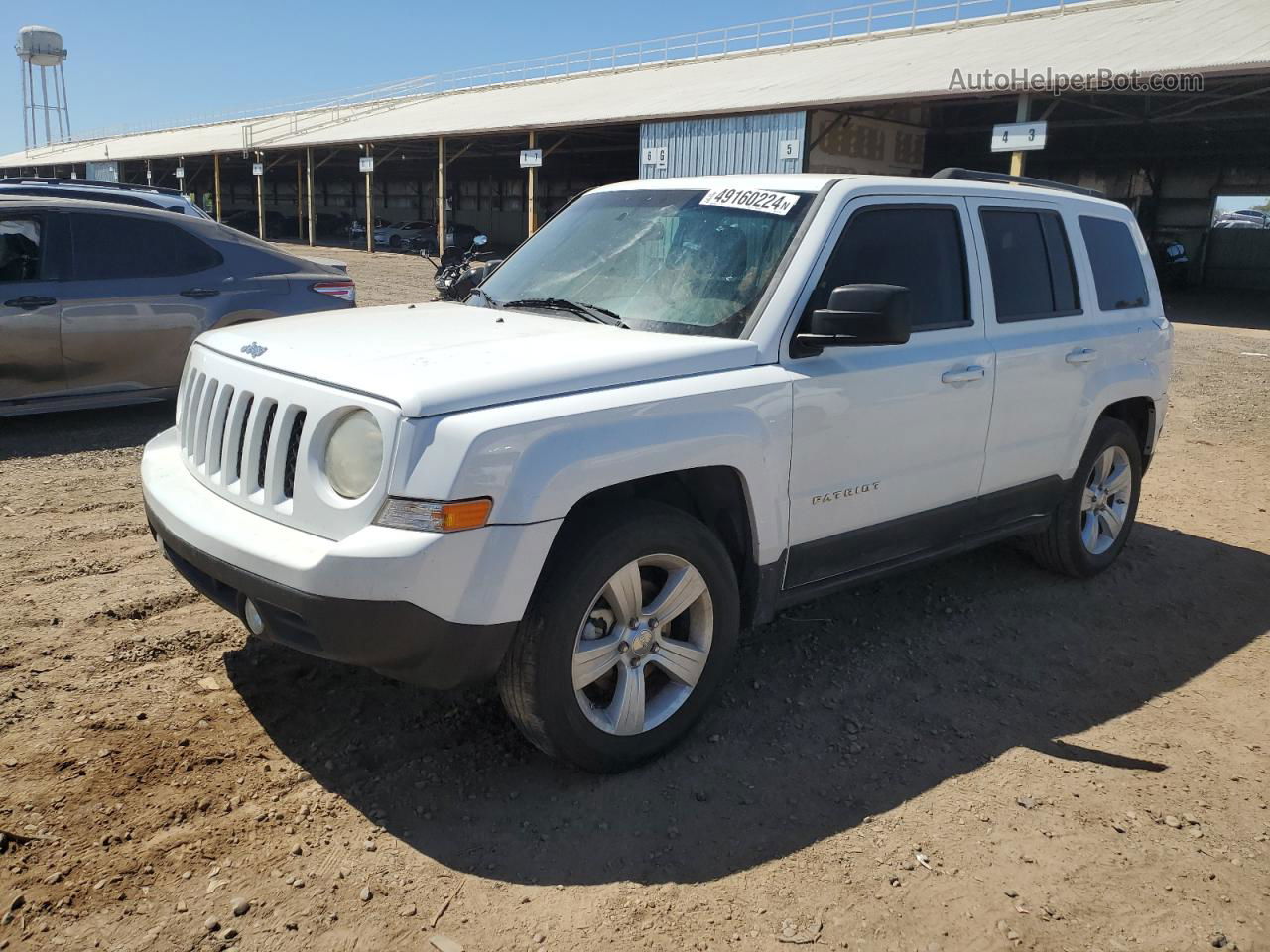 2012 Jeep Patriot Sport White vin: 1C4NJPBB0CD571110