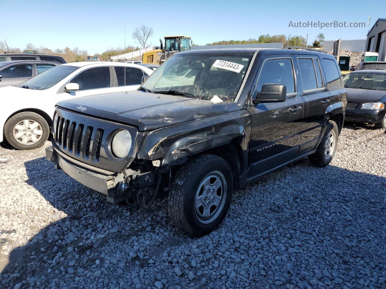 2012 Jeep Patriot Sport Black vin: 1C4NJPBB0CD634884