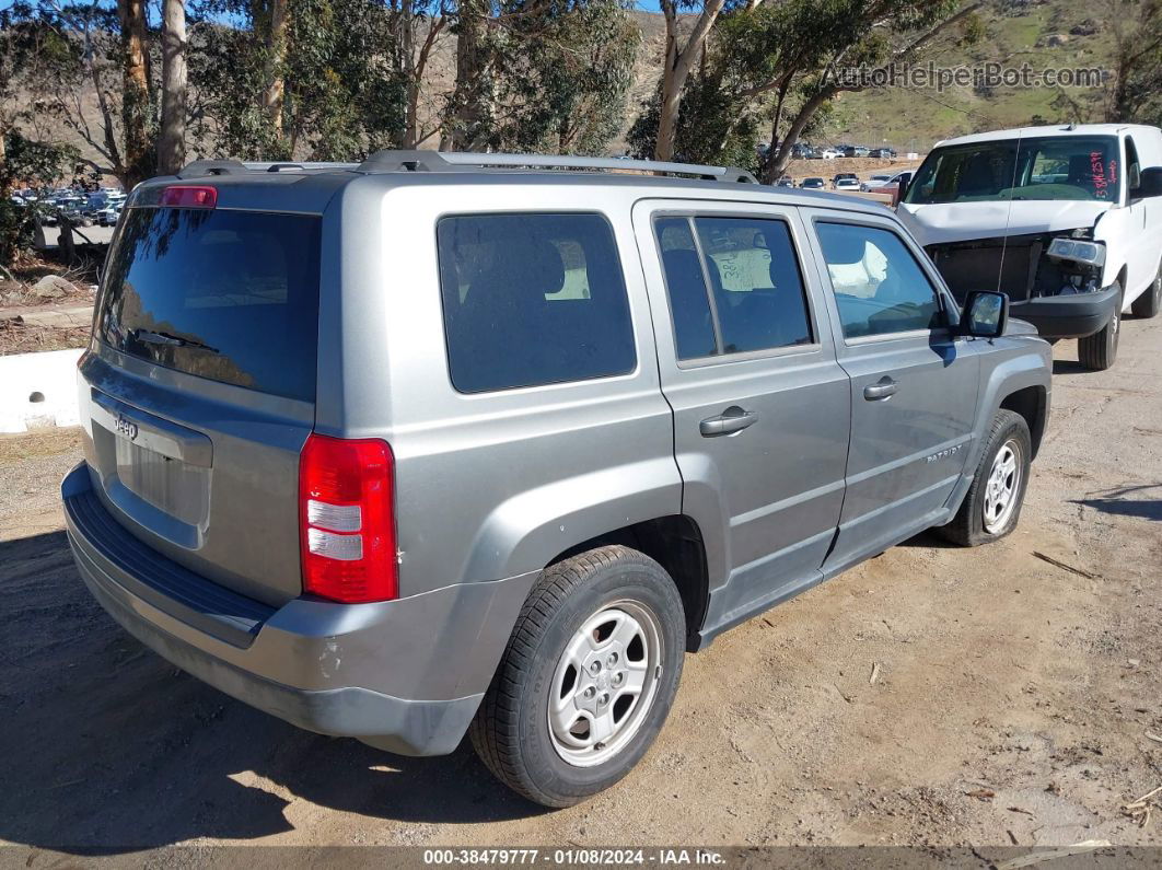 2012 Jeep Patriot Sport Gray vin: 1C4NJPBB0CD661244