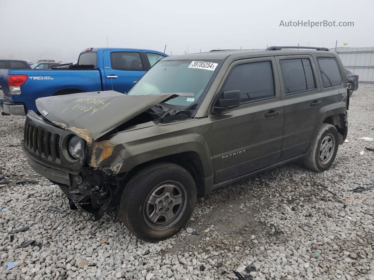 2016 Jeep Patriot Sport Green vin: 1C4NJPBB0GD547105