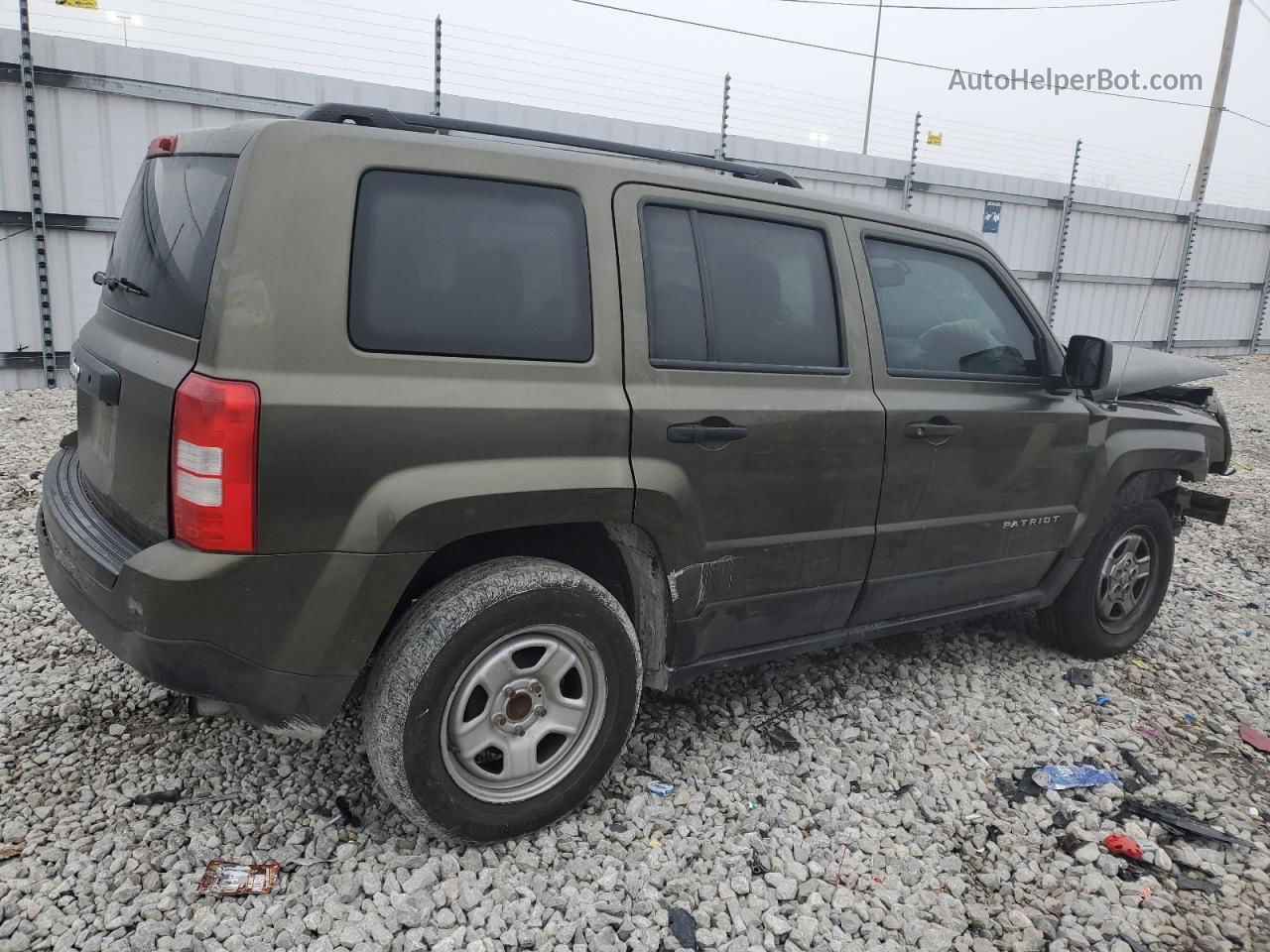 2016 Jeep Patriot Sport Зеленый vin: 1C4NJPBB0GD547105