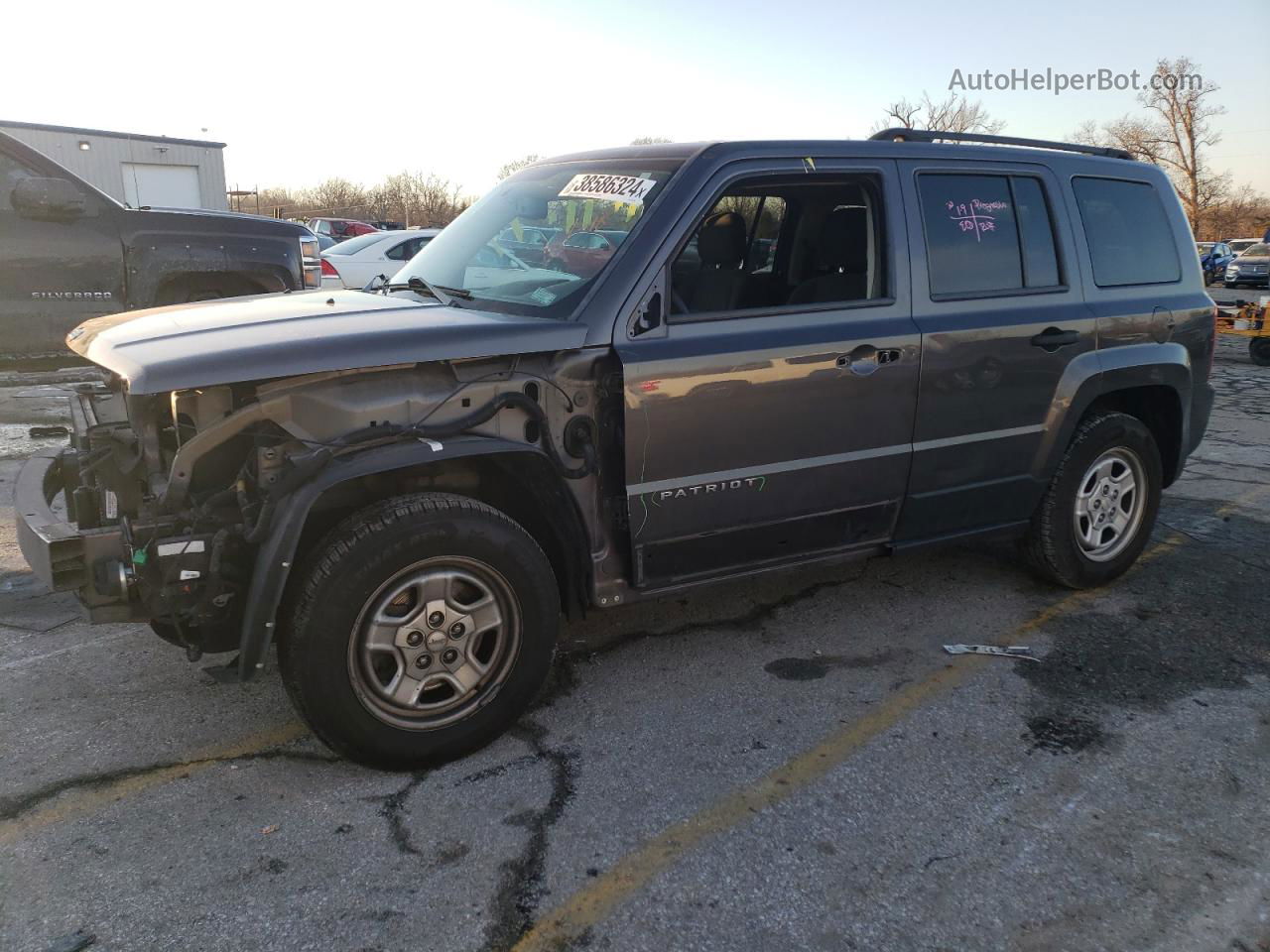 2016 Jeep Patriot Sport Черный vin: 1C4NJPBB1GD562194