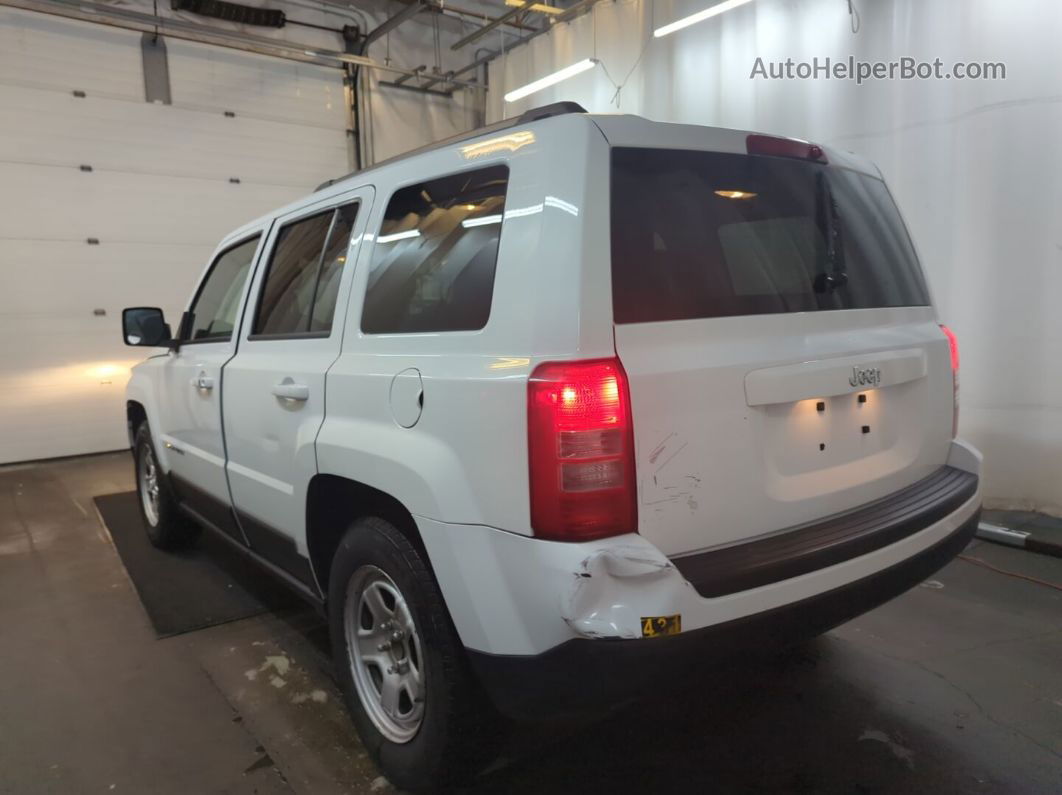 2016 Jeep Patriot Sport White vin: 1C4NJPBB1GD569498