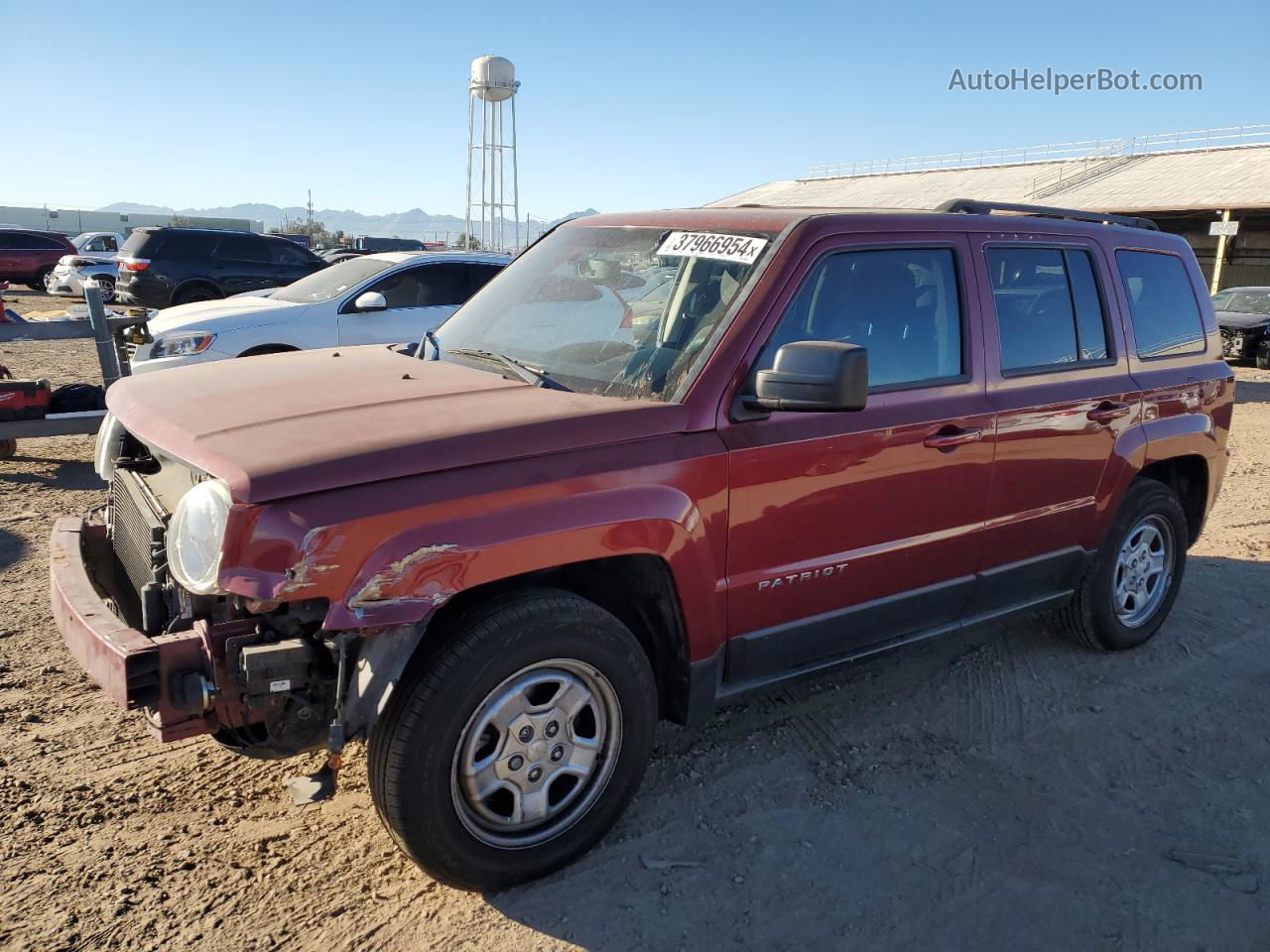 2016 Jeep Patriot Sport Red vin: 1C4NJPBB1GD569940