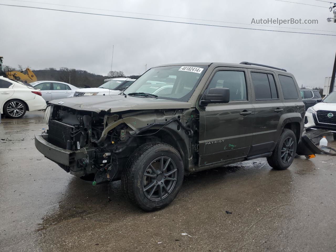 2016 Jeep Patriot Sport Серый vin: 1C4NJPBB1GD602628