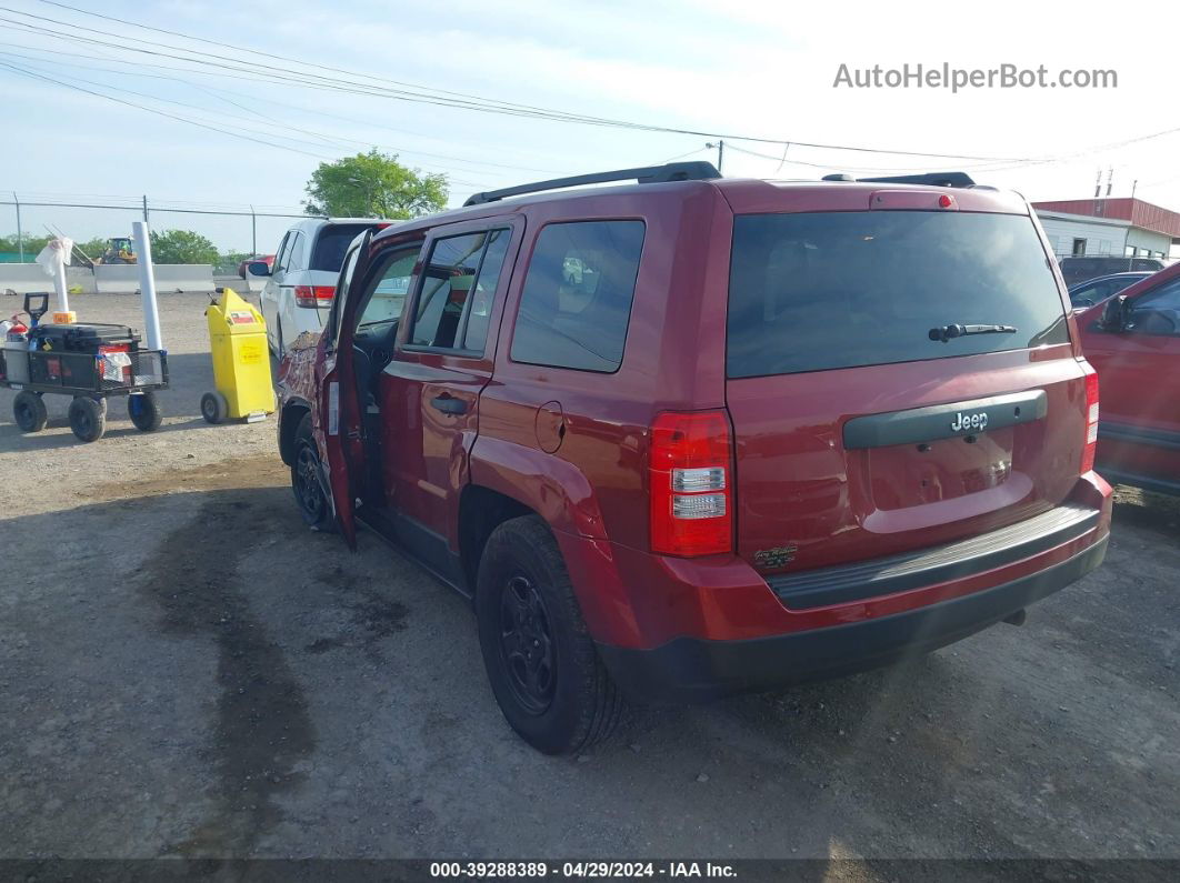 2016 Jeep Patriot Sport Maroon vin: 1C4NJPBB1GD643356