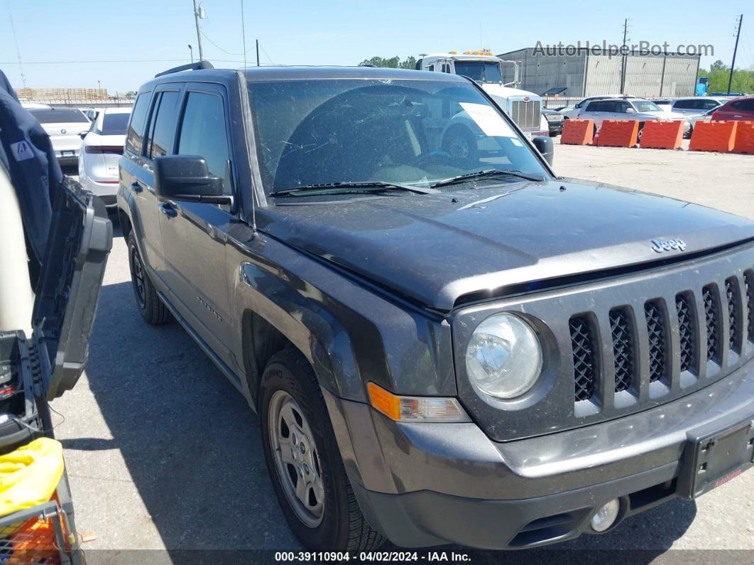 2016 Jeep Patriot Sport Серый vin: 1C4NJPBB1GD761987