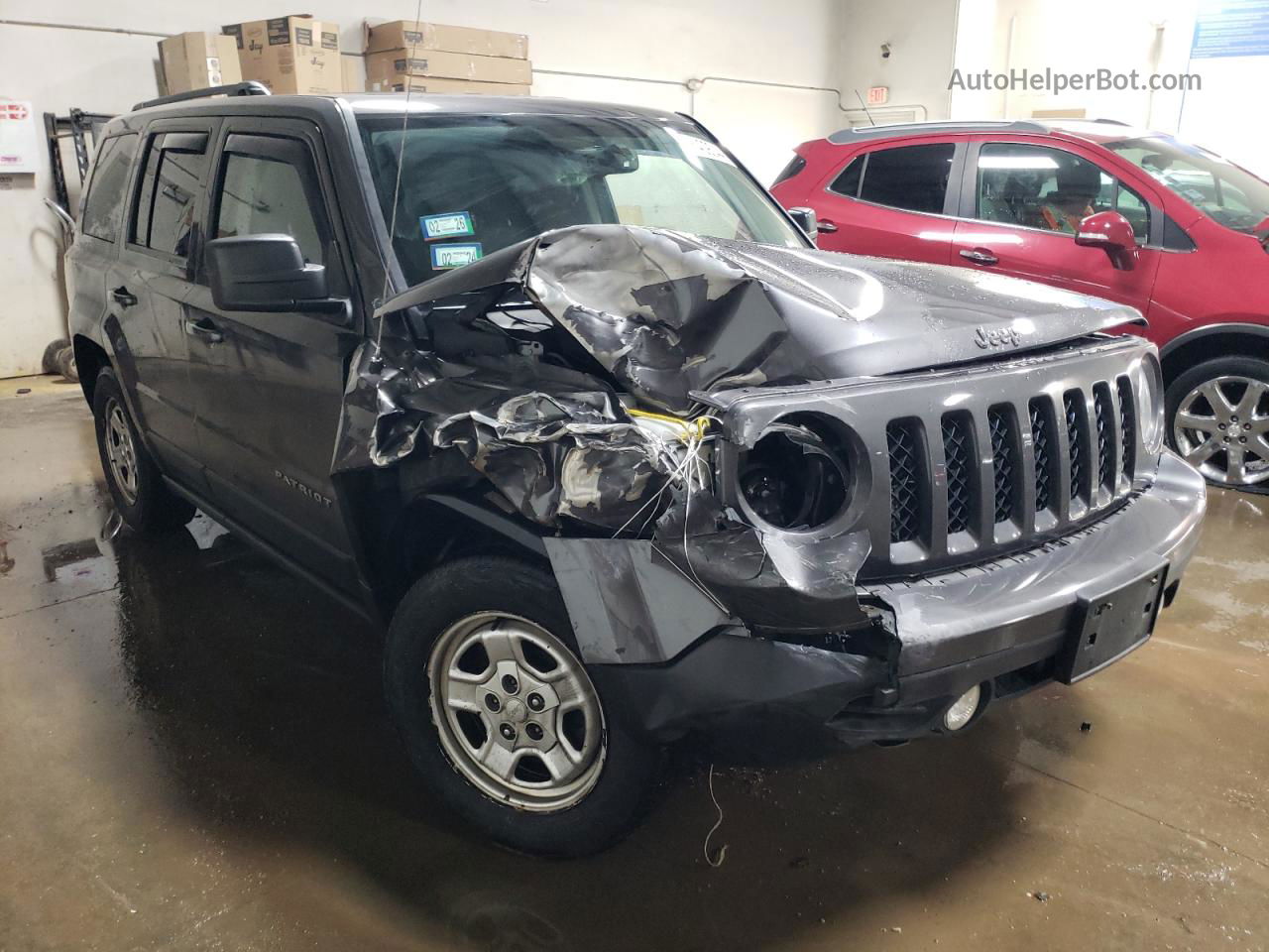 2016 Jeep Patriot Sport Серый vin: 1C4NJPBB1GD777798