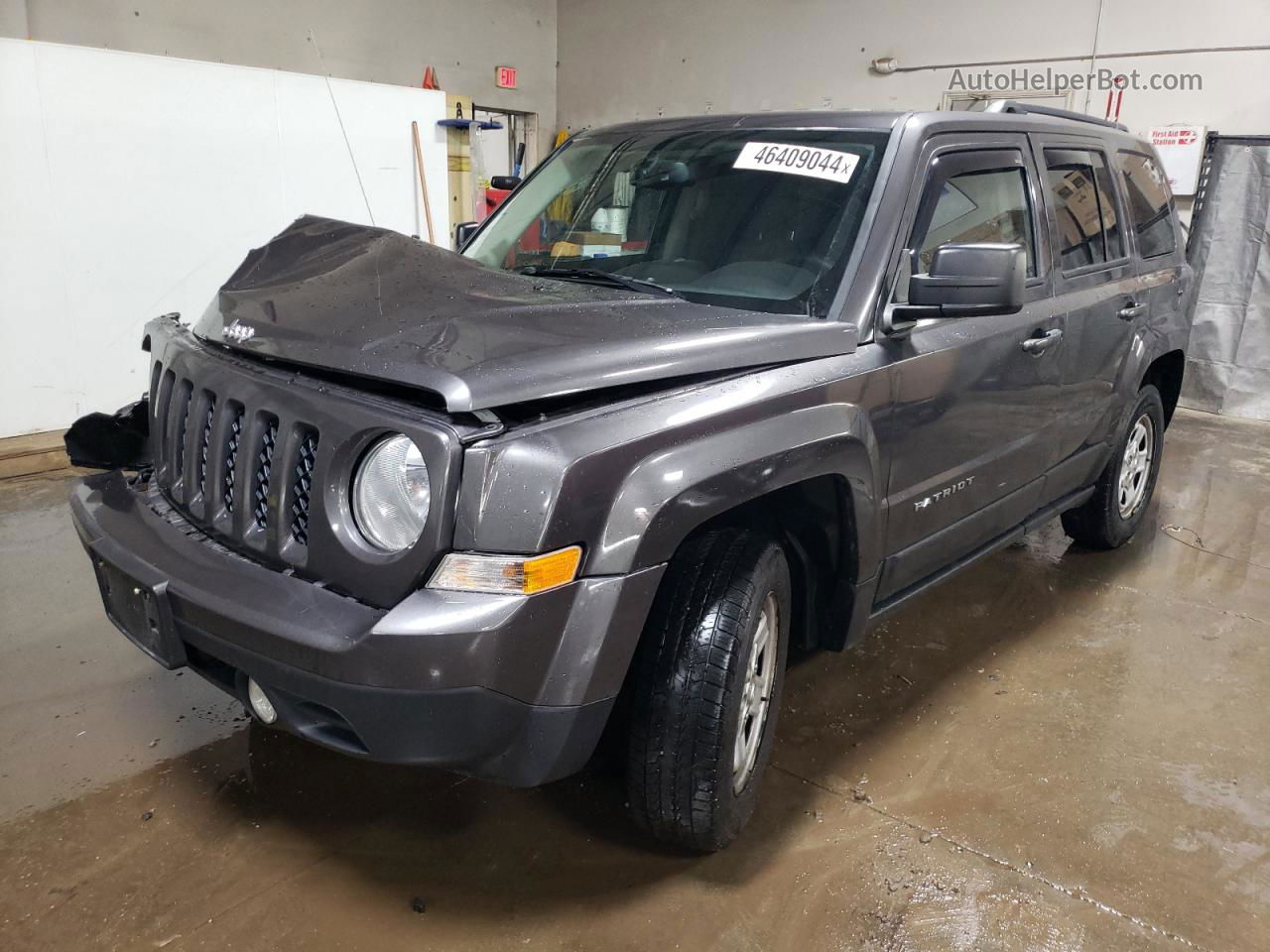 2016 Jeep Patriot Sport Серый vin: 1C4NJPBB1GD777798