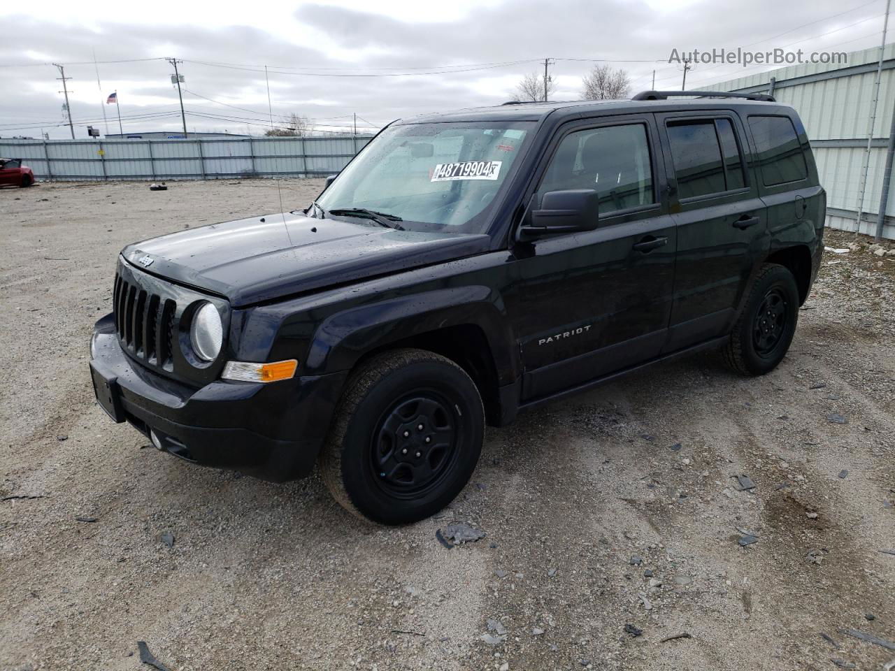 2014 Jeep Patriot Sport Черный vin: 1C4NJPBB2ED827671