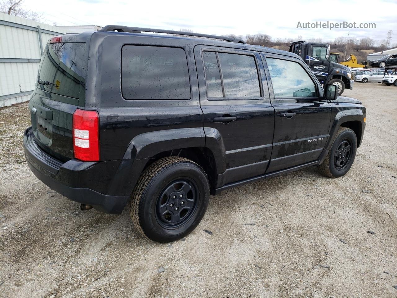 2014 Jeep Patriot Sport Черный vin: 1C4NJPBB2ED827671