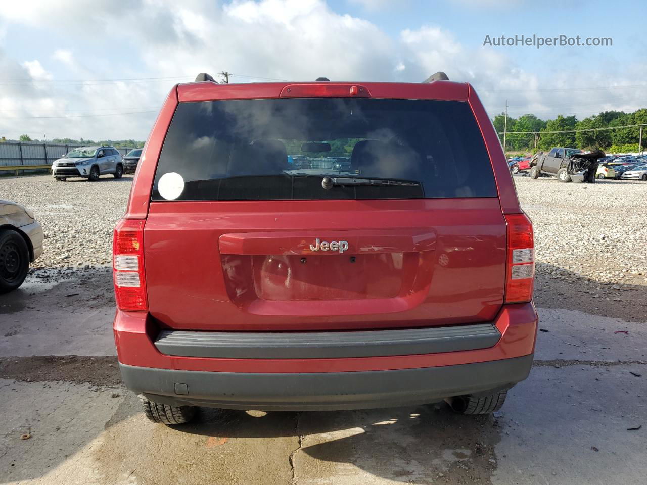 2014 Jeep Patriot Sport Maroon vin: 1C4NJPBB2ED870469