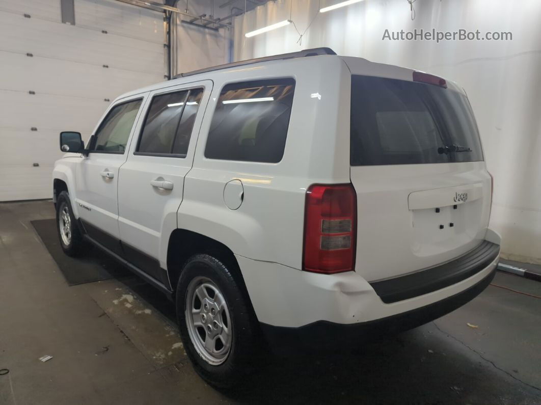 2016 Jeep Patriot Sport White vin: 1C4NJPBB2GD527390