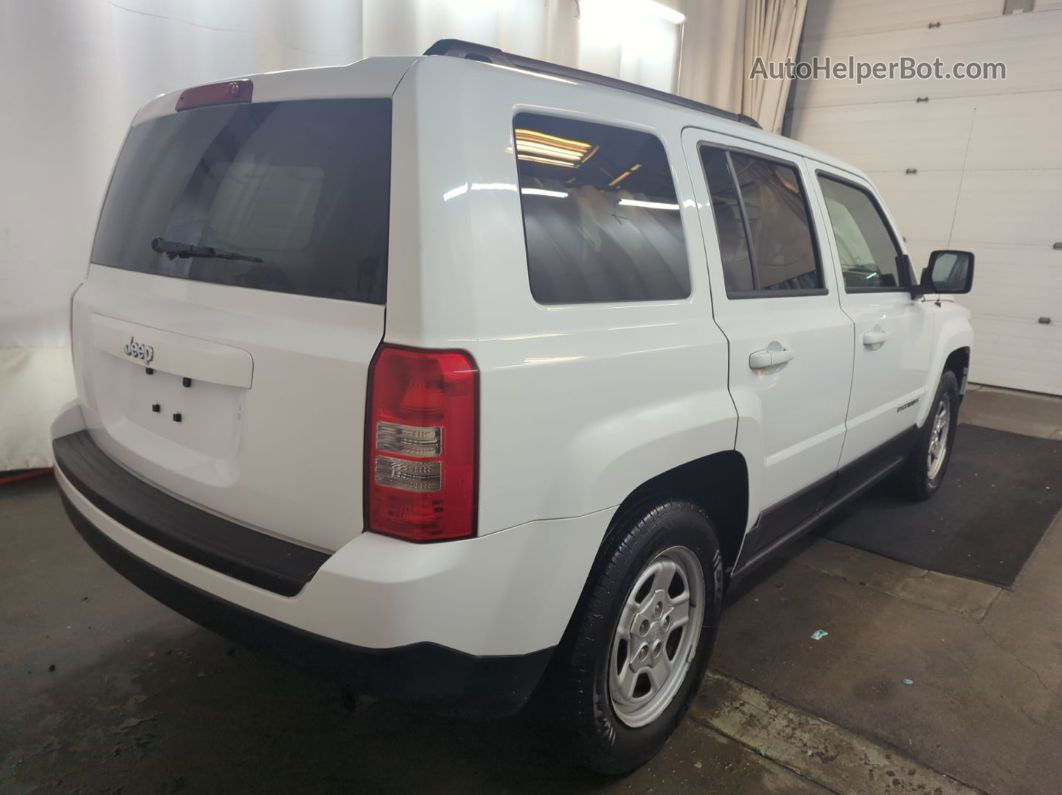 2016 Jeep Patriot Sport White vin: 1C4NJPBB2GD527390